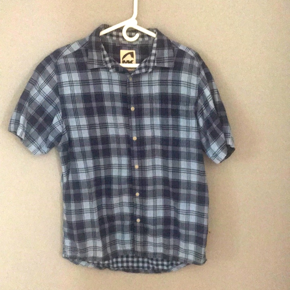 Mountain Khakis plaid button up short sleeve
